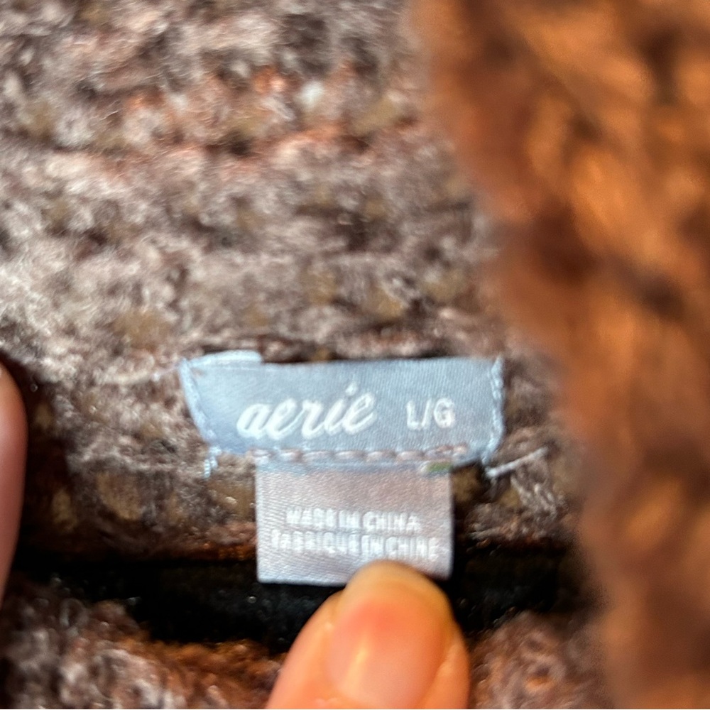 NWT Aerie brown sweater - Picture 5 of 6